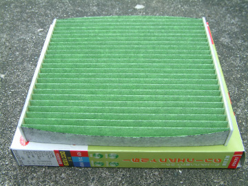 車のエアコンフィルター