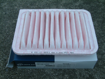 車のエアエレメント（エアフィルター）