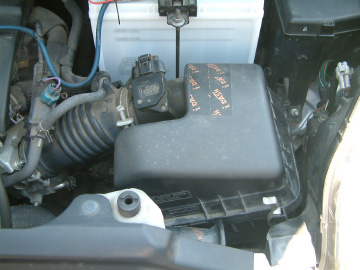 ラクティスのエアエレメントのボックス