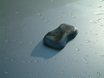 塗装面の鉄粉を除去するネンド