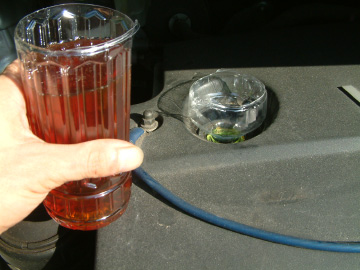 ペットボトルで作ったジョウゴ