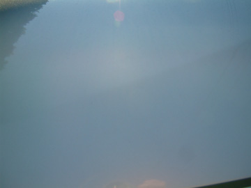 ゼロプレミアム施工してから2カ月後のボディーの状態（晴れの日）