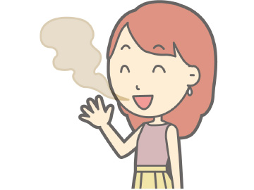 口臭がひどい女性