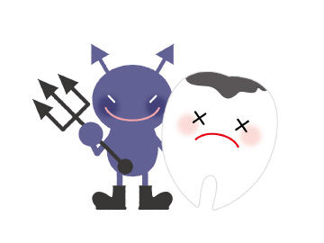 虫歯になった歯