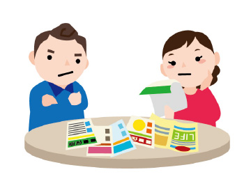 生命保険への加入を考えている若夫婦