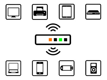 Wi-Fiで機器をつなげる