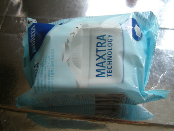 ポットタイプの浄水器のフィルター