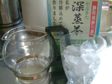 アイス煎茶を入れる時に使うもの