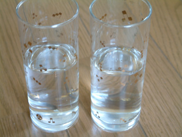 コップに入った水