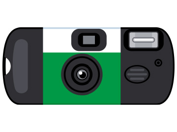 レンズ付きフィルムカメラ