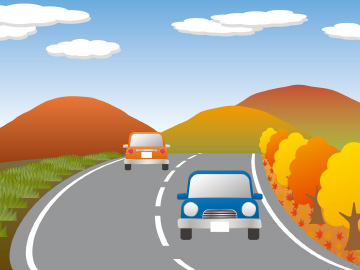 マイカーで登山口に向かう